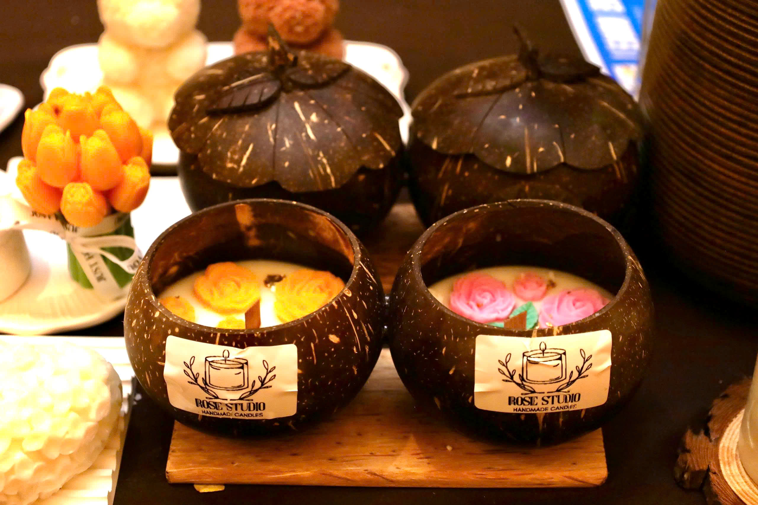 Nến Thơm Gáo Dừa