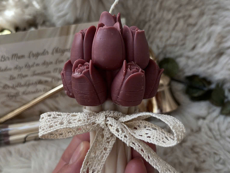 Nến Thơm Hoa Tulip - Ảnh 2