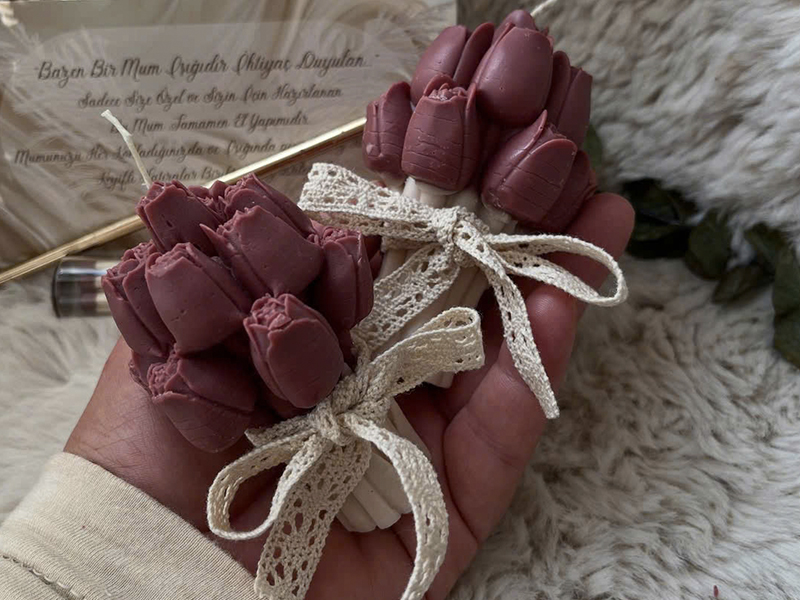 Nến Thơm Hoa Tulip - Ảnh 3